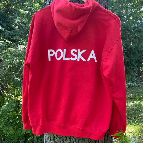 Unisex Polska Poland Hoodie - Picture 1 of 3